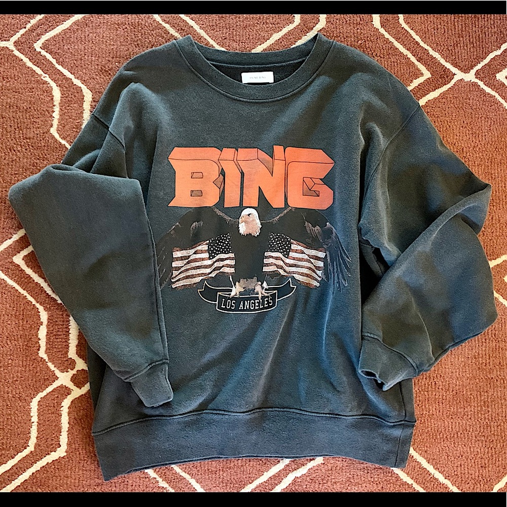 Anine Bing Vintage Bing Sweatshirt - Used Like New Size M